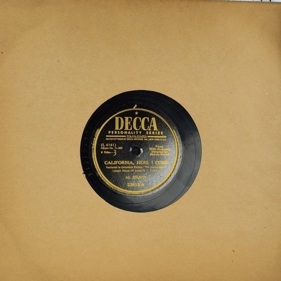 Al Jolson Vintage Jazz Record Set - Picture 3 of 10